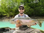 Phil and Mark lake rainbow trout, May